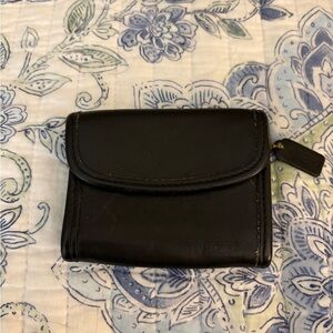Coach Black Leather Wallet